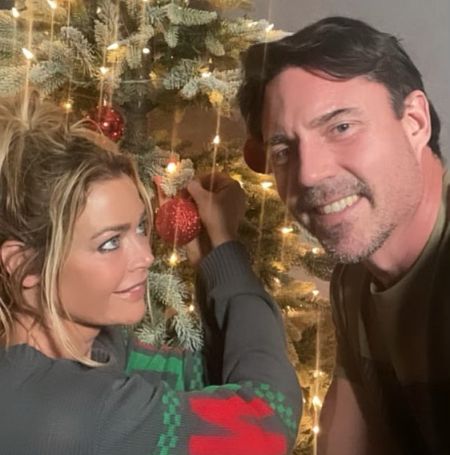 Denise Richards with her husband Aaron Phypers.